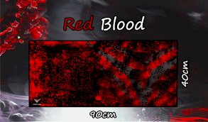 Professional SG RED BLOOD MOUSE PAD