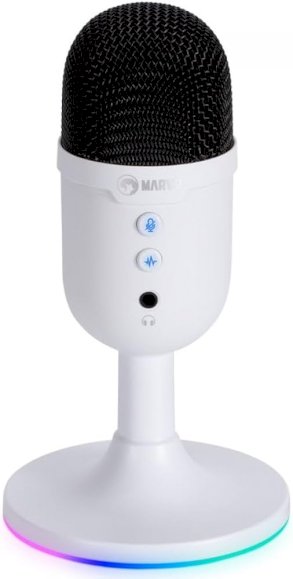 MARVO MIC-06 white Wired Microphone