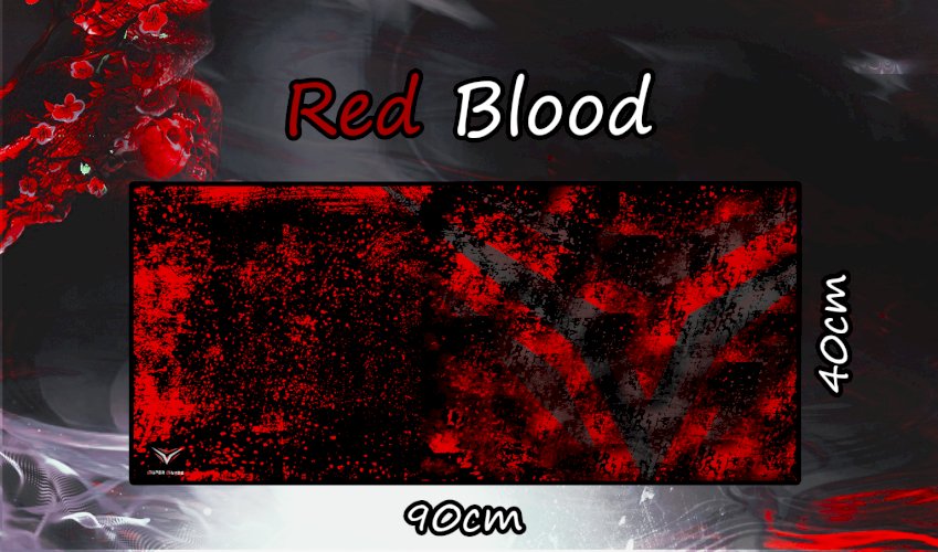 Professional SG RED BLOOD MOUSE PAD
