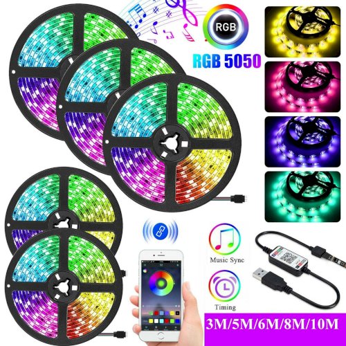 LED STRIP LIGHT BLUETOOTH 5M WOOTERPROOF