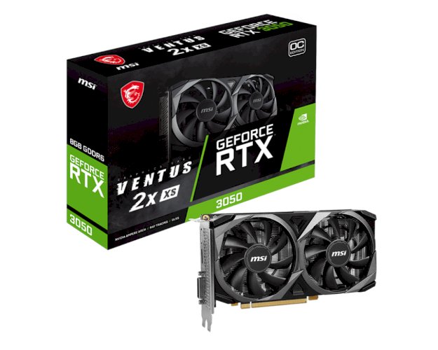 GeForce RTX 3050 msi VENTUS 2X XS 8G OC