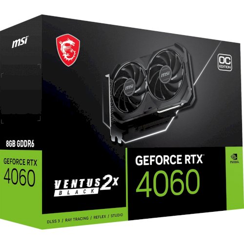 GeForce RTX 4060 msi VENTUS 2X BLACK 8G OC