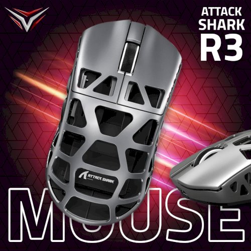 ATTACK SHARK R3 Magnesium Alloy Gaming Mouse 8K